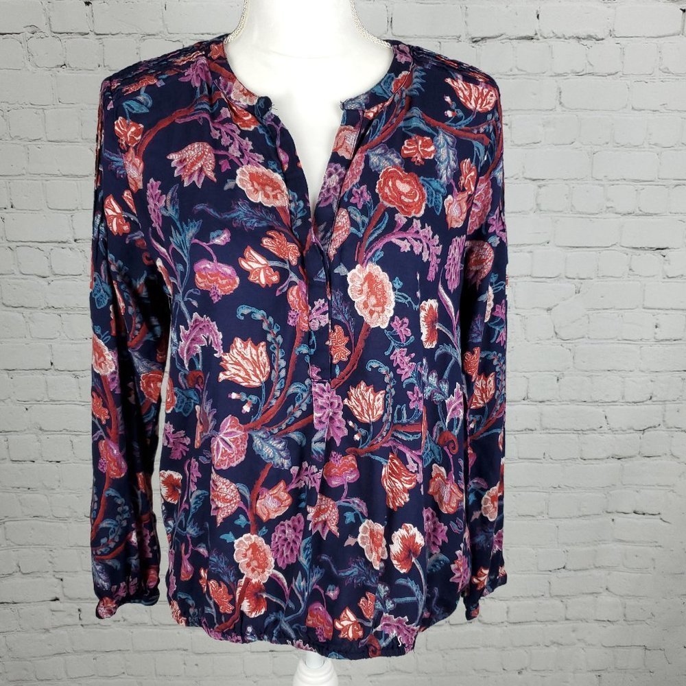 🤑Lucky Brand Floral Long Sleeve Tops - Picture 1 of 7